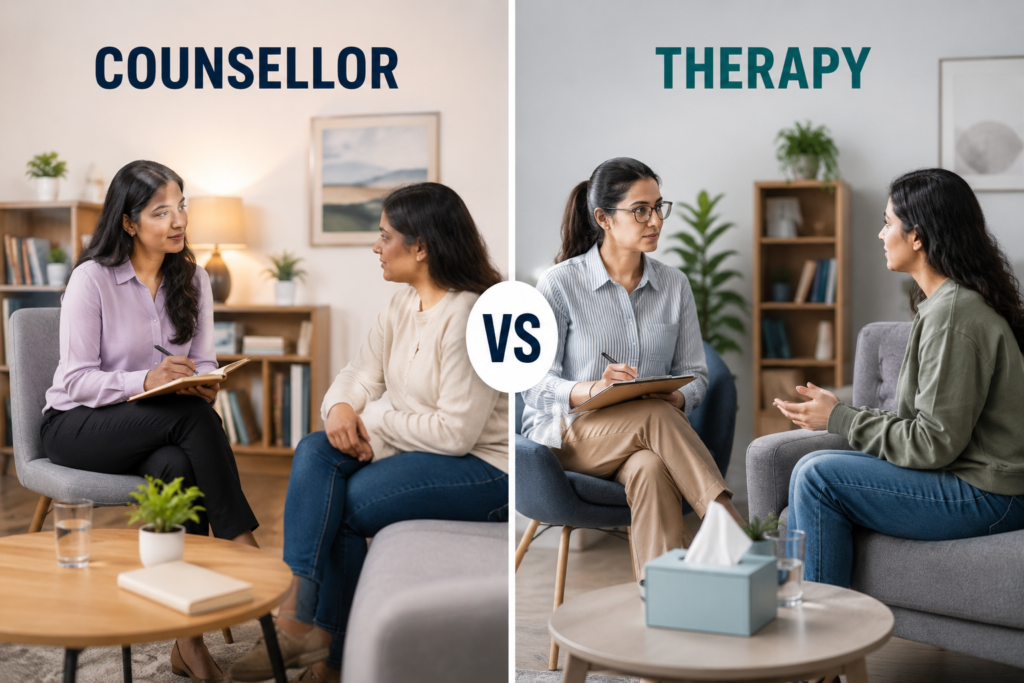 Therapy vs Counselling